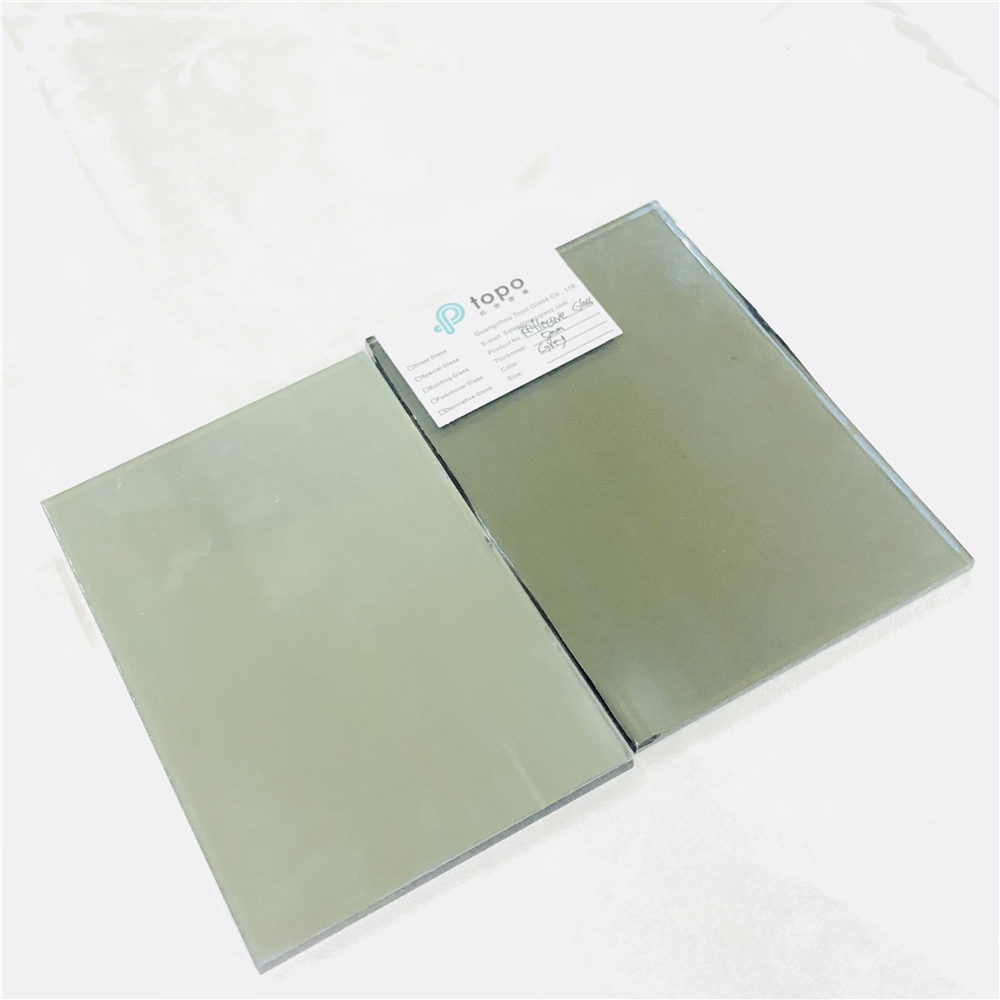 4mm-10mm Grey Reflective Float Glass For Construction