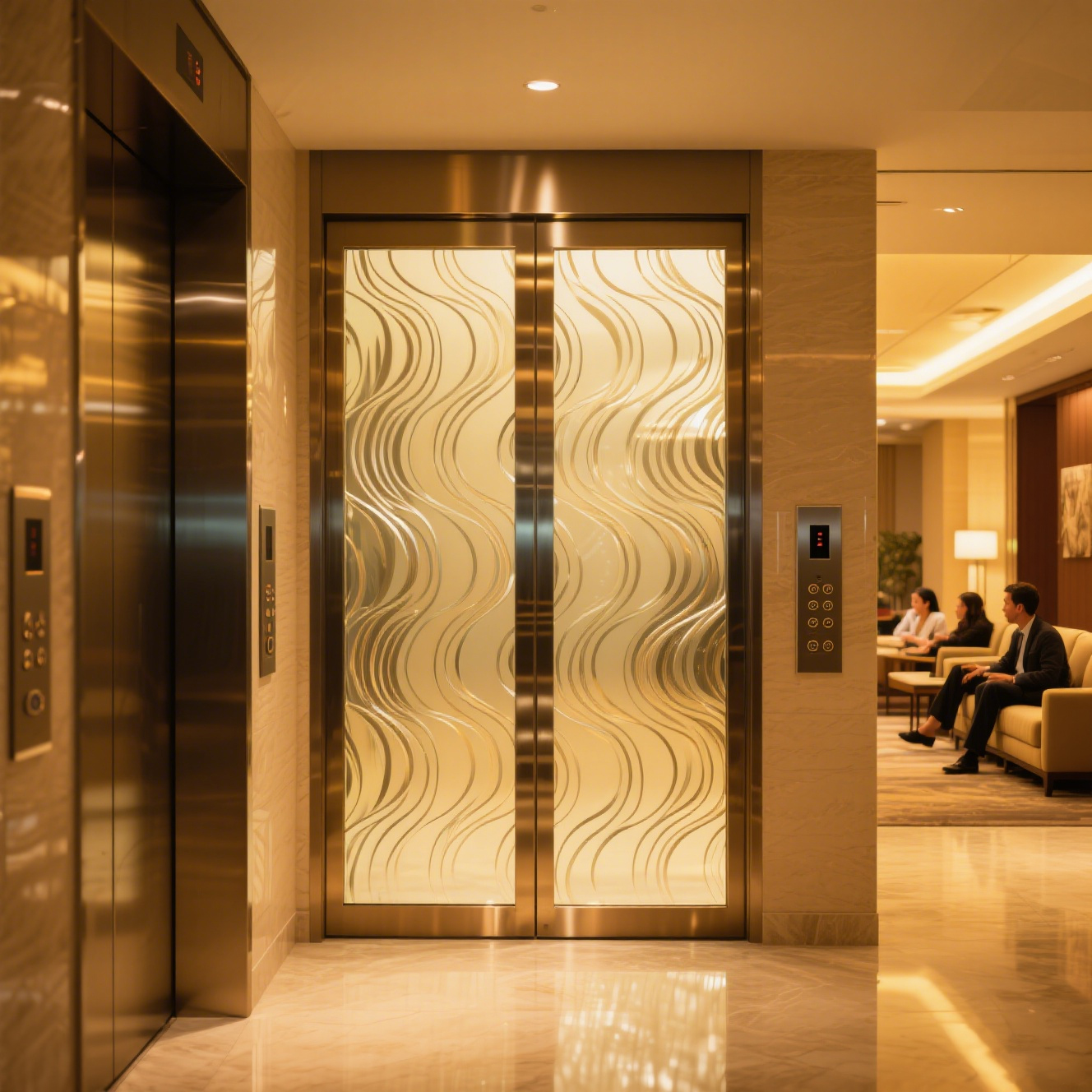 Textured Pattern Glass (6)