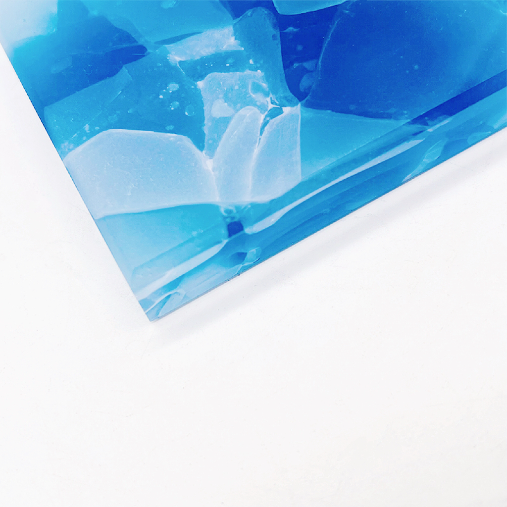 Jade Glass Butterfly Blue