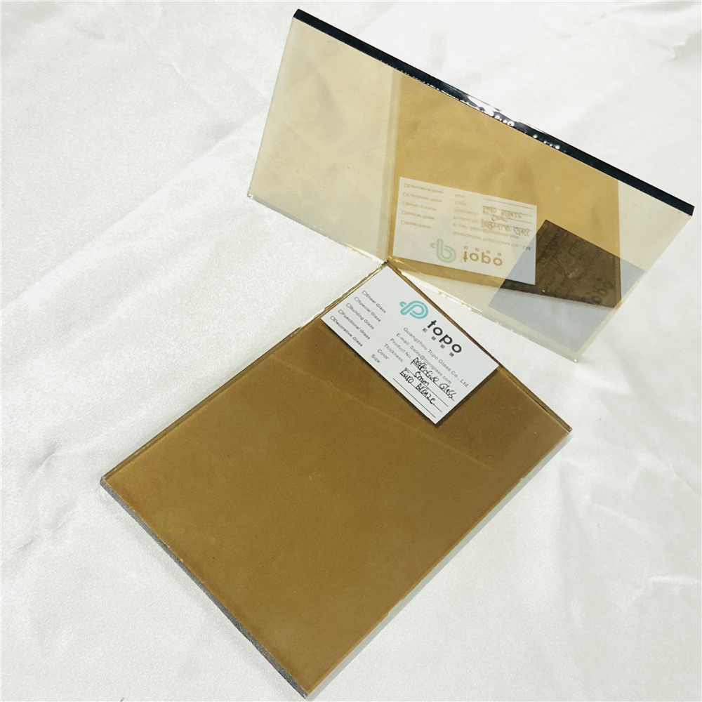 4mm 5mm 6mm 8mm 10mm 12mm Light Bronze Coated Reflective Glass