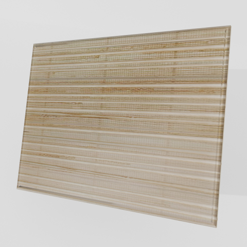 Laminated Glass Featuring A Flax Fabric Interlayer