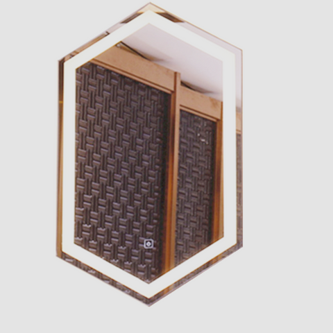 5mm Hexagonal HD Light Silver Mirror LED&nbsp;Anti-fog Silver Mirror