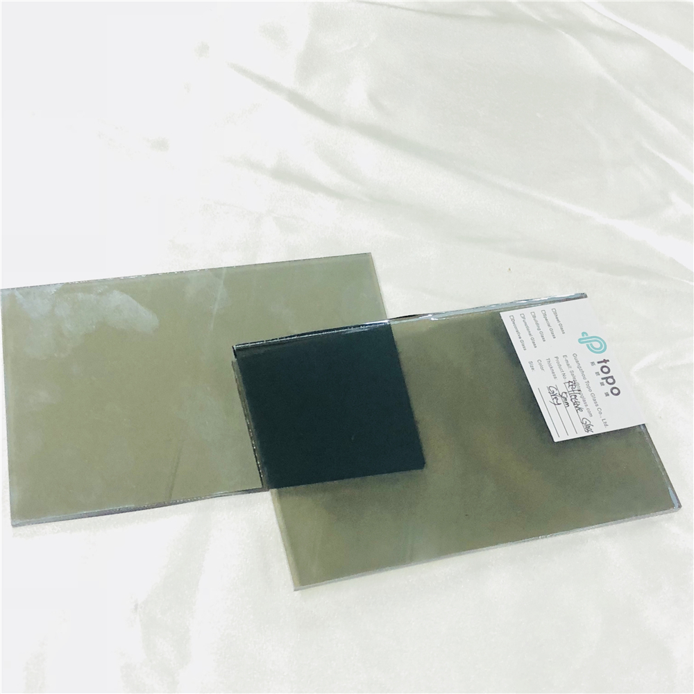 4mm-10mm Grey Reflective Float Glass For Construction