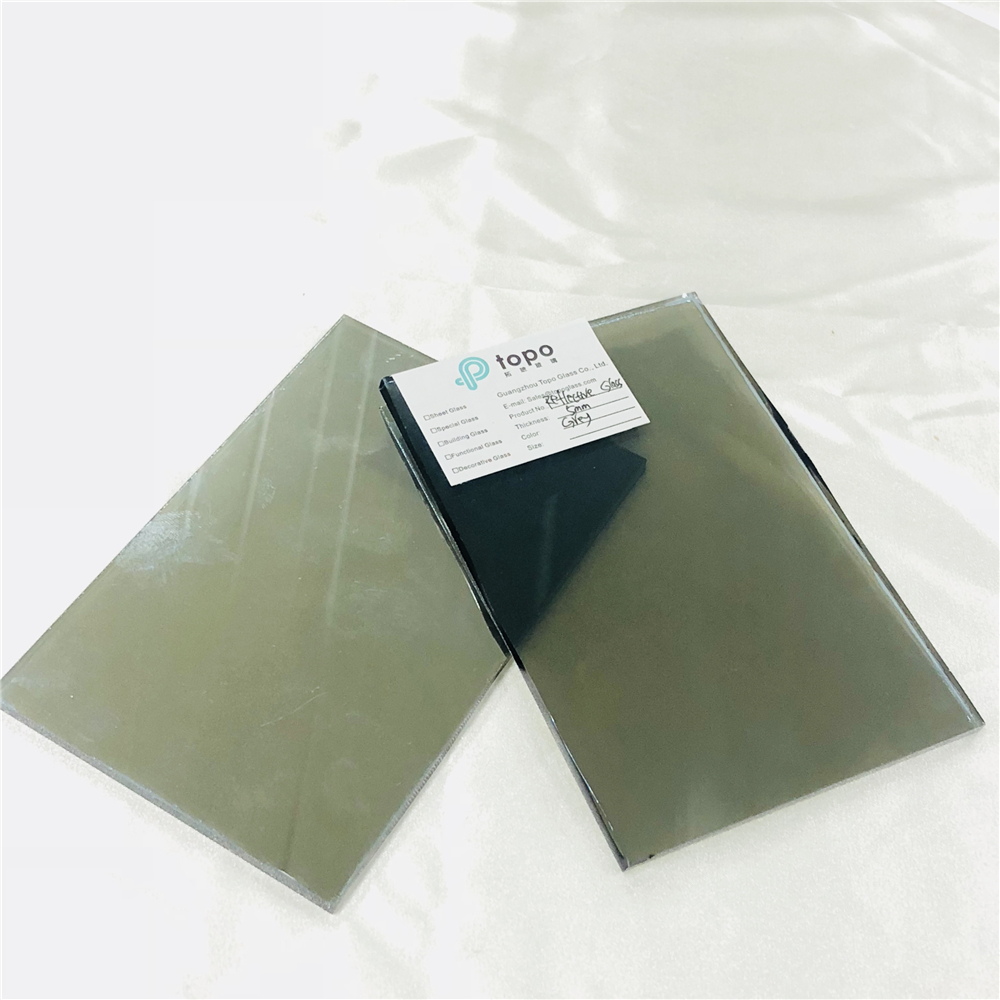 4mm-10mm Grey Reflective Float Glass For Construction