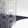 Textured Ultra Clear Dior Pattern Glass