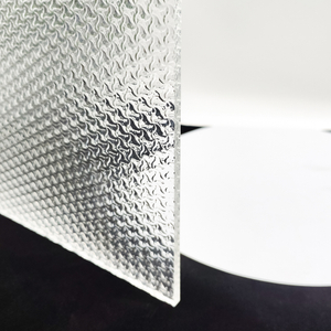 Textured Ultra Clear Star Pattern Embossed Glass